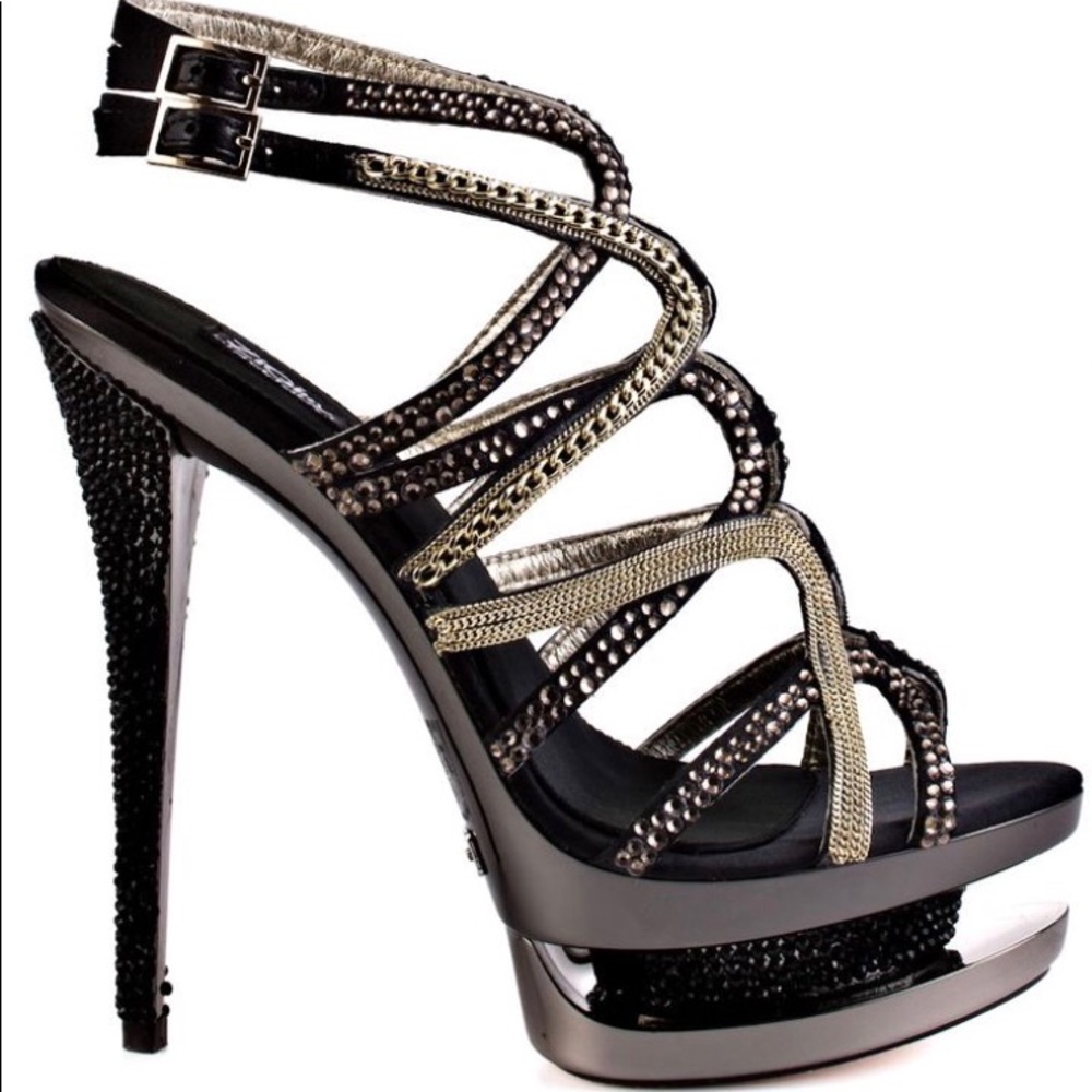 Zigi Soho Black Label Strappy Heels